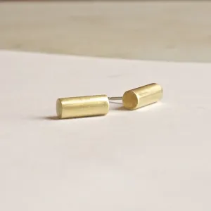 11mm Barrel Earrings: Minimalist Style for Everyday Wear 0163