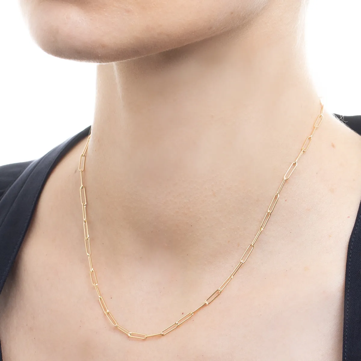 18K ALL ABOUT BASICS Labber Chain Necklace