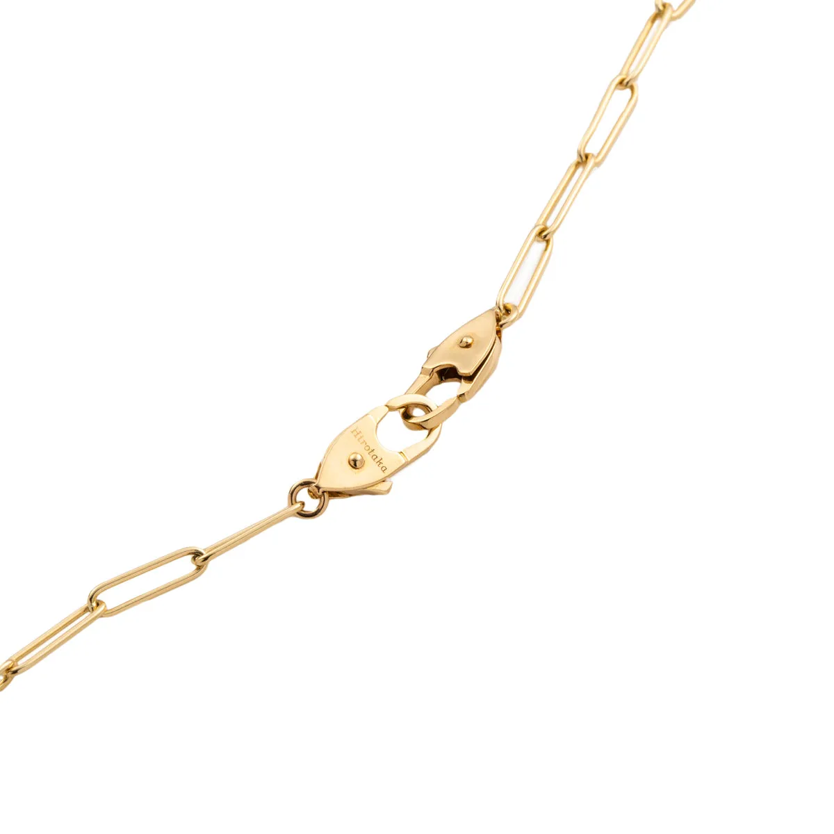 18K ALL ABOUT BASICS Ladder Chain Necklace
