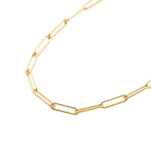 18K ALL ABOUT BASICS Ladder Chain Necklace