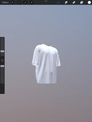3D Oversized Shirt file with textures