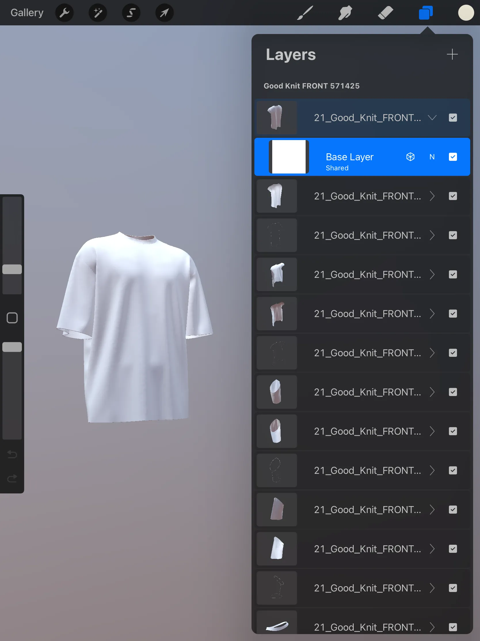 3D Oversized Shirt file with textures