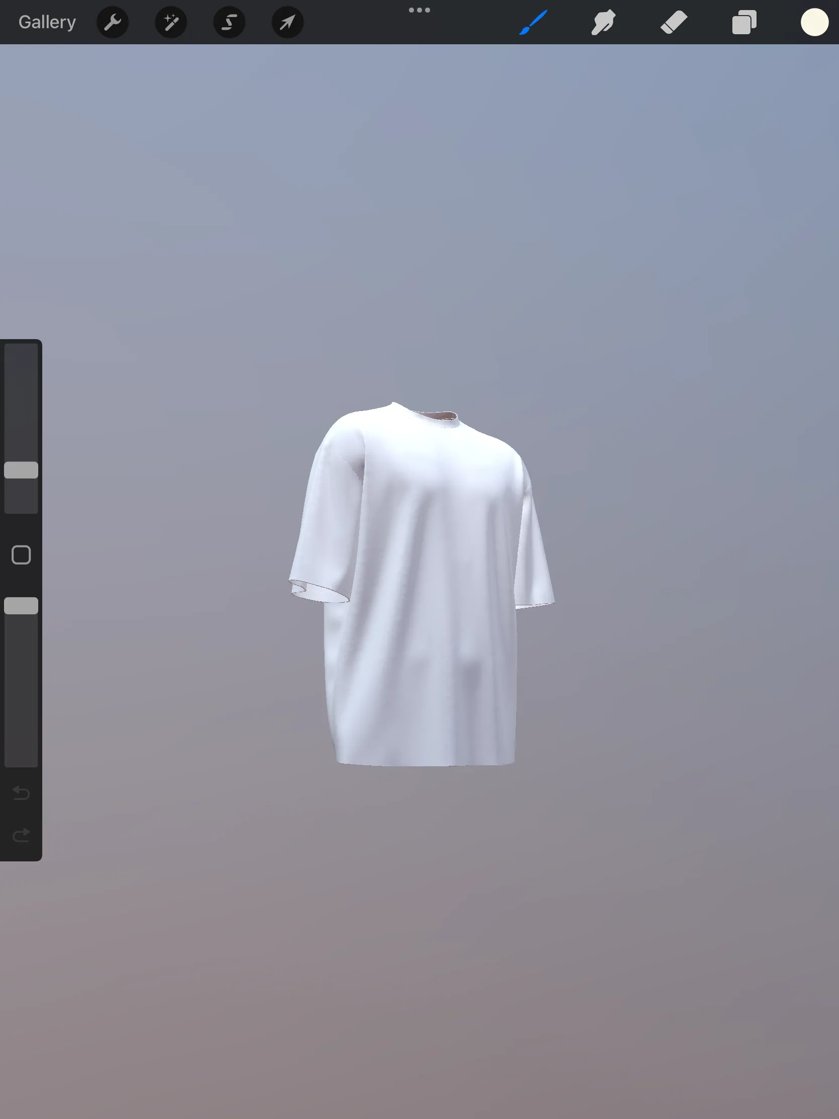 3D Oversized Shirt file with textures