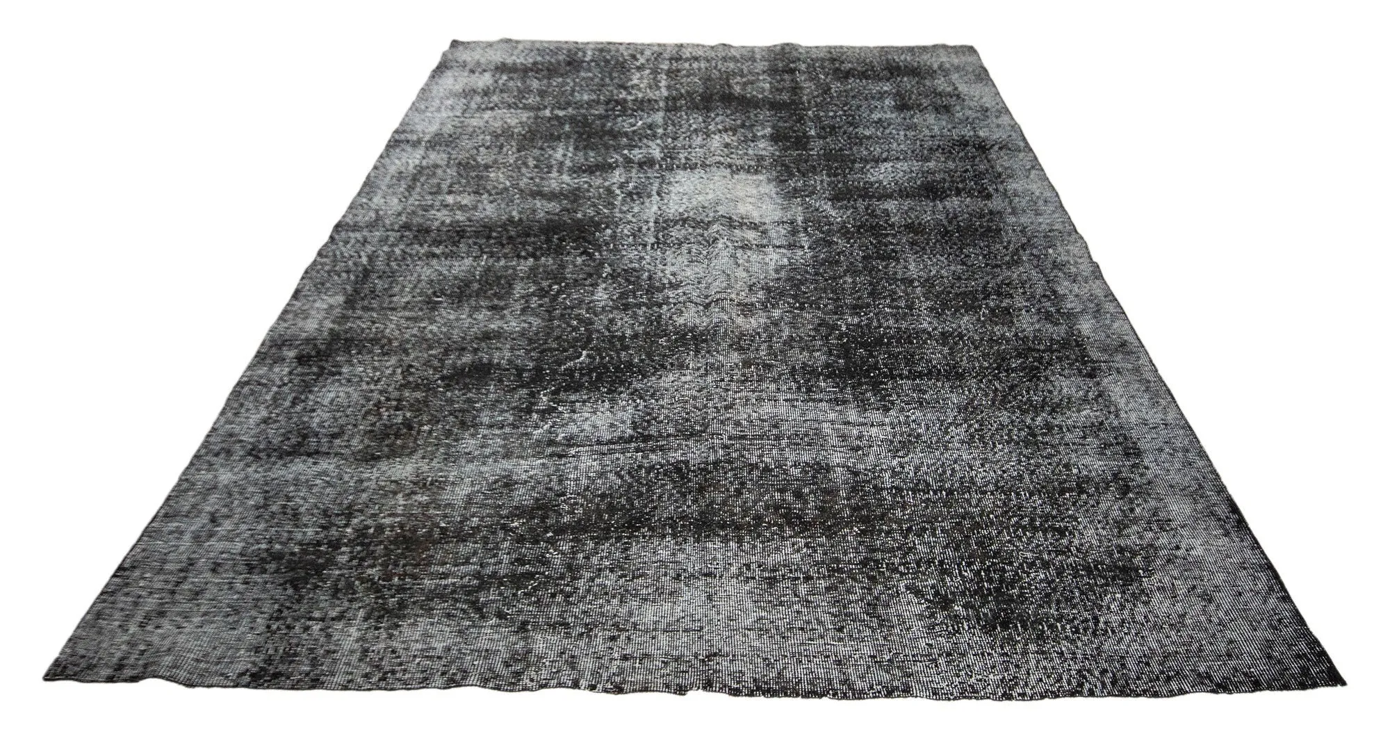 6’10” x 9’8” Vintage Turkish Overdyed Rug