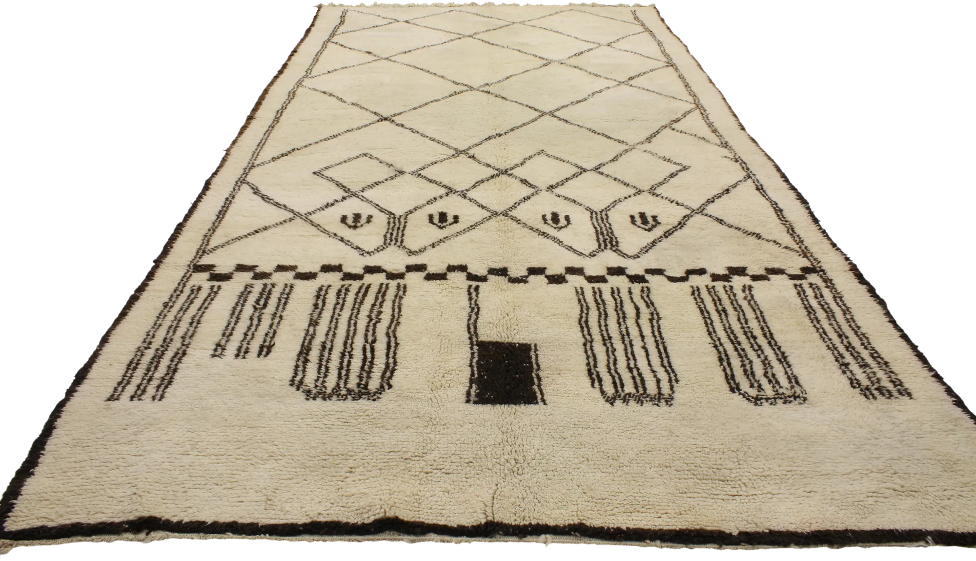 6'9" x 13'9" Moroccan Rug