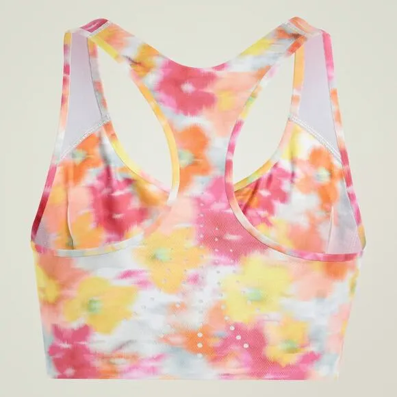 Adidas x Stella McCartney true purpose bra Women’s Large A-C cups floral IW3878
