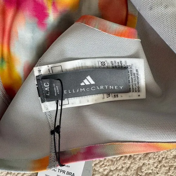 Adidas x Stella McCartney true purpose bra Women’s Large A-C cups floral IW3878