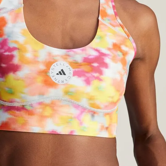 Adidas x Stella McCartney true purpose bra Women’s Large A-C cups floral IW3878