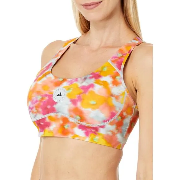 Adidas x Stella McCartney true purpose bra Women’s Large A-C cups floral IW3878