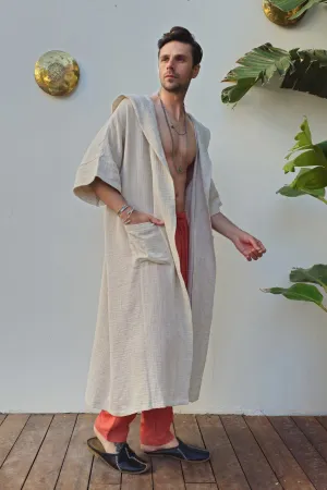 AION Hooded Hemp Kimono