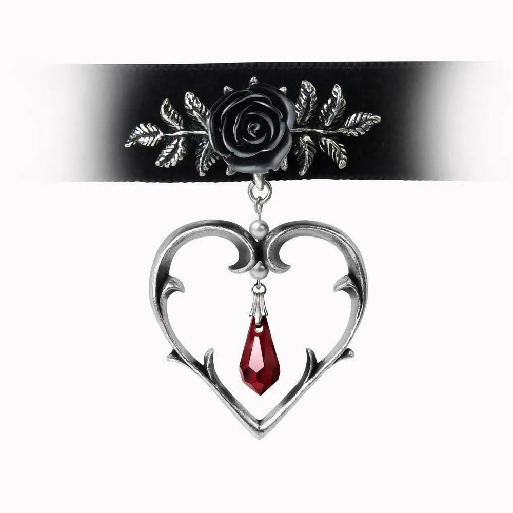 Alchemy Gothic P740  Wounded Love Choker Necklace