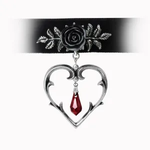 Alchemy Gothic P740  Wounded Love Choker Necklace