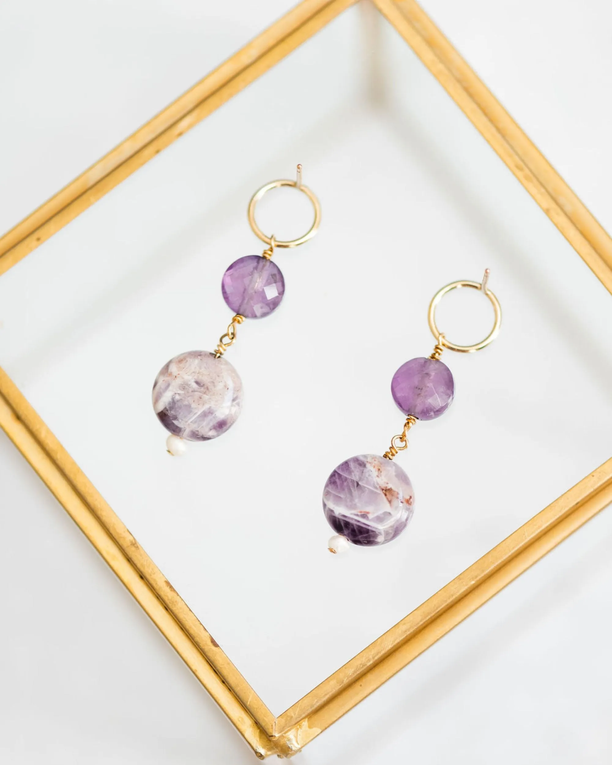 Amethyst Earrings - February