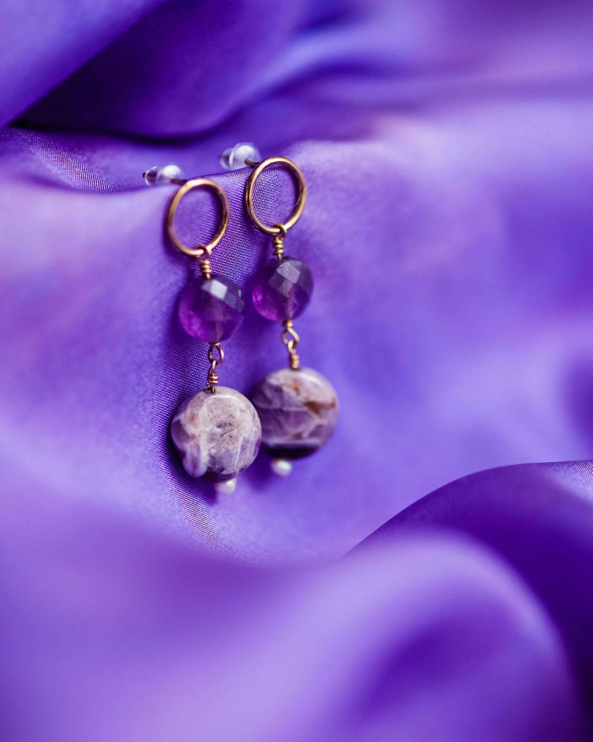 Amethyst Earrings - February
