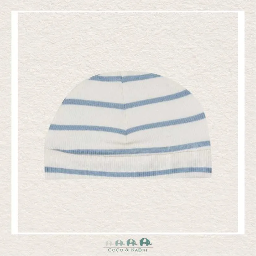 Angel Dear: Ribbed Stripe Glacier Lake Beanie