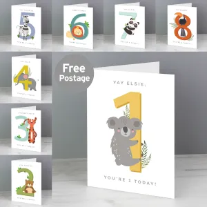 Animal Birthday Card