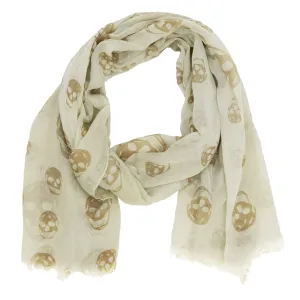 Anita Skull Print Scarf