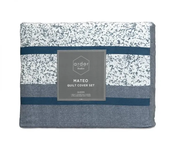 ARDOR BOUDOIR "Mateo" QUILT COVER SET