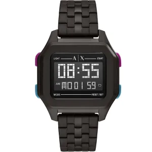 Armani Exchange Men's Shell Fashion Digital Watch