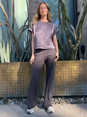 Asher Pant in French Terry - Carbon