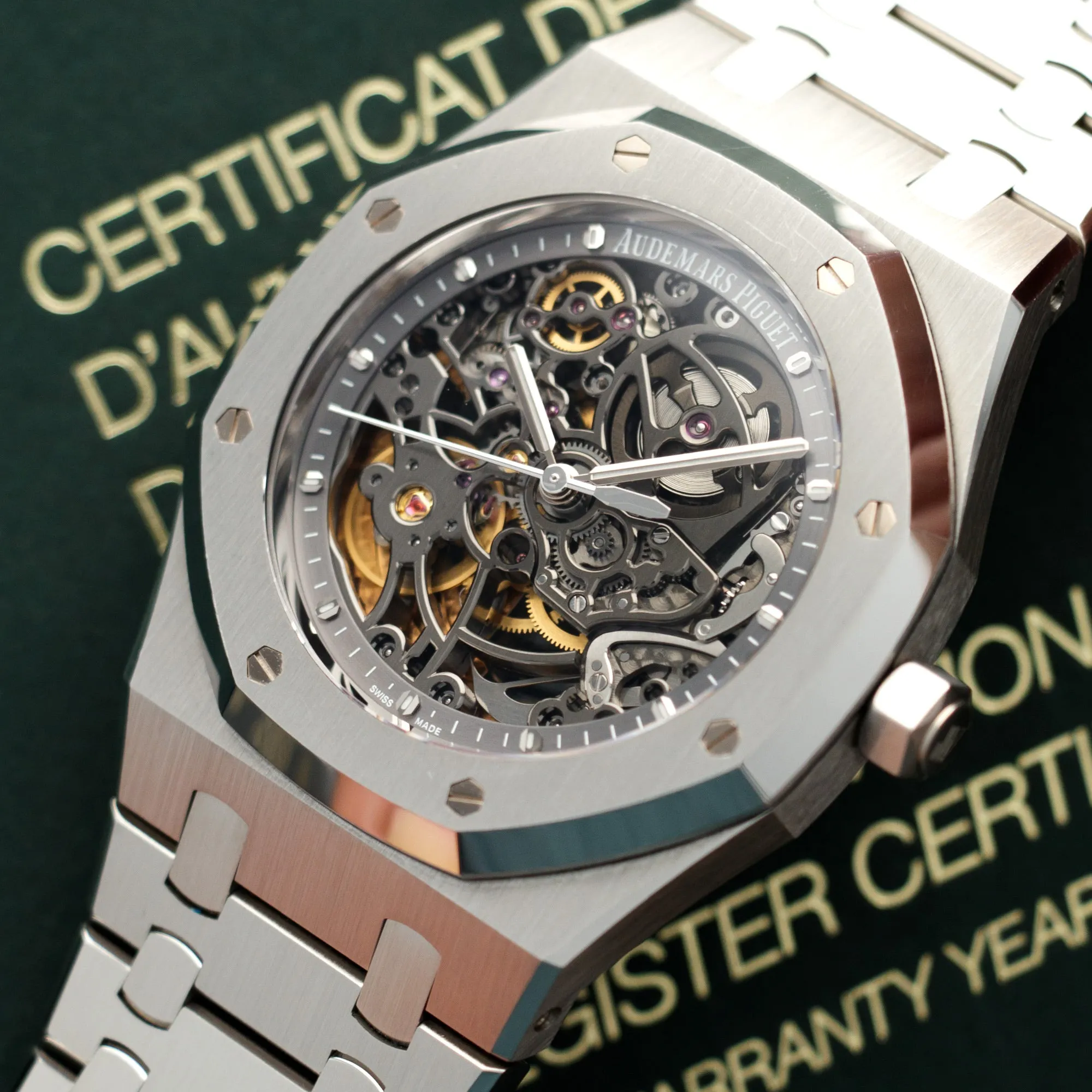 Audemars Piguet Steel Skeletonized Royal Oak Ref. 15305ST