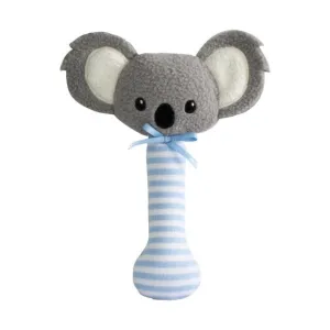 Baby Koala Stick Rattle Blue