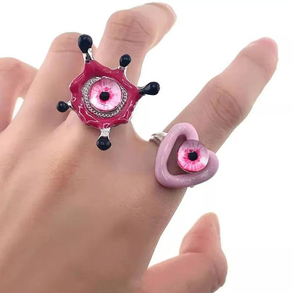 Baeleye | Dark Heart Eye Enamel Ring
