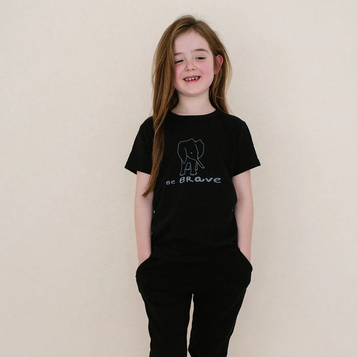 'be brave' tee