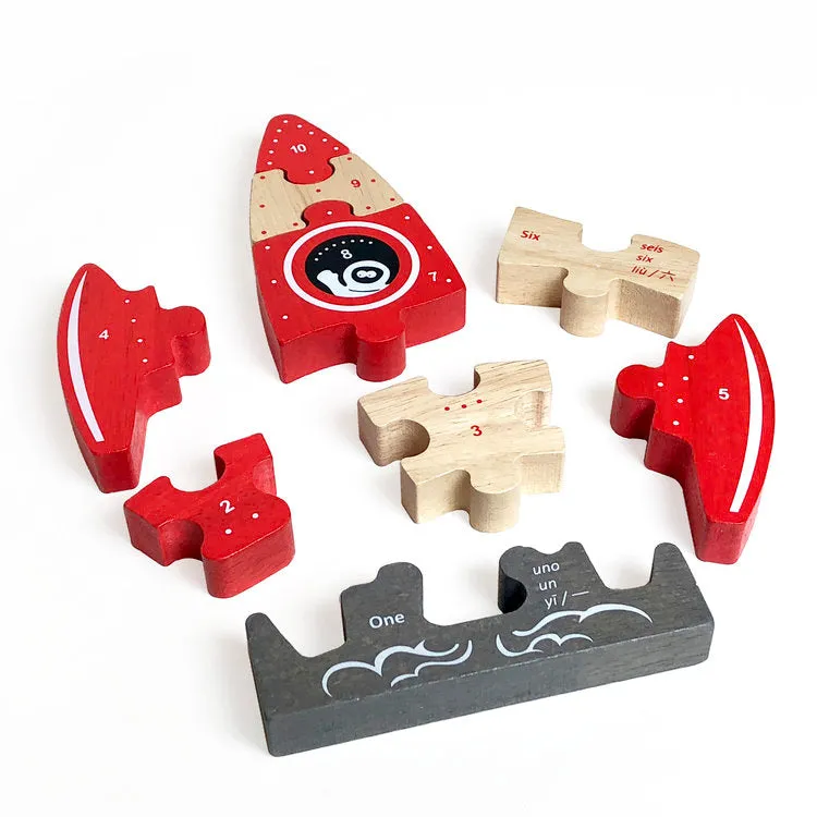 Begin Again Toys - Blast Off International Numbers Puzzle