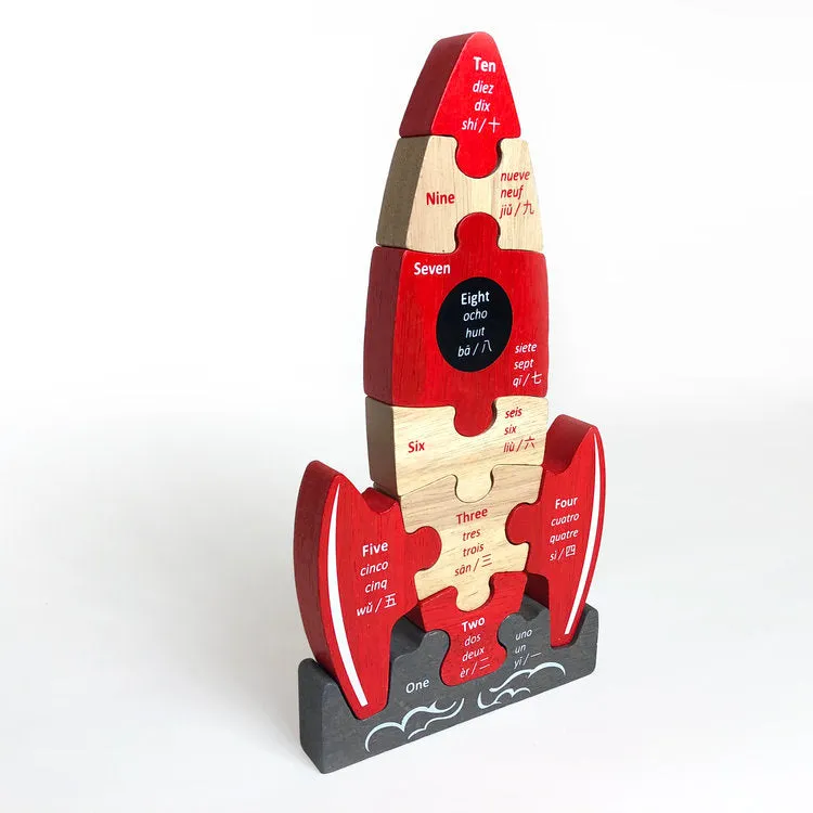 Begin Again Toys - Blast Off International Numbers Puzzle