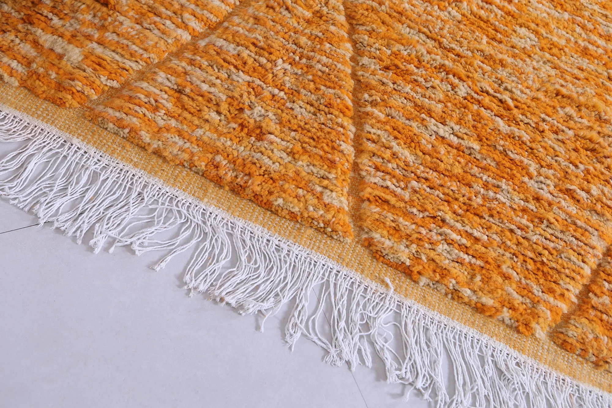 Beni Ourain Rug 6.3 x 8.2 Ft - Minimalist Design