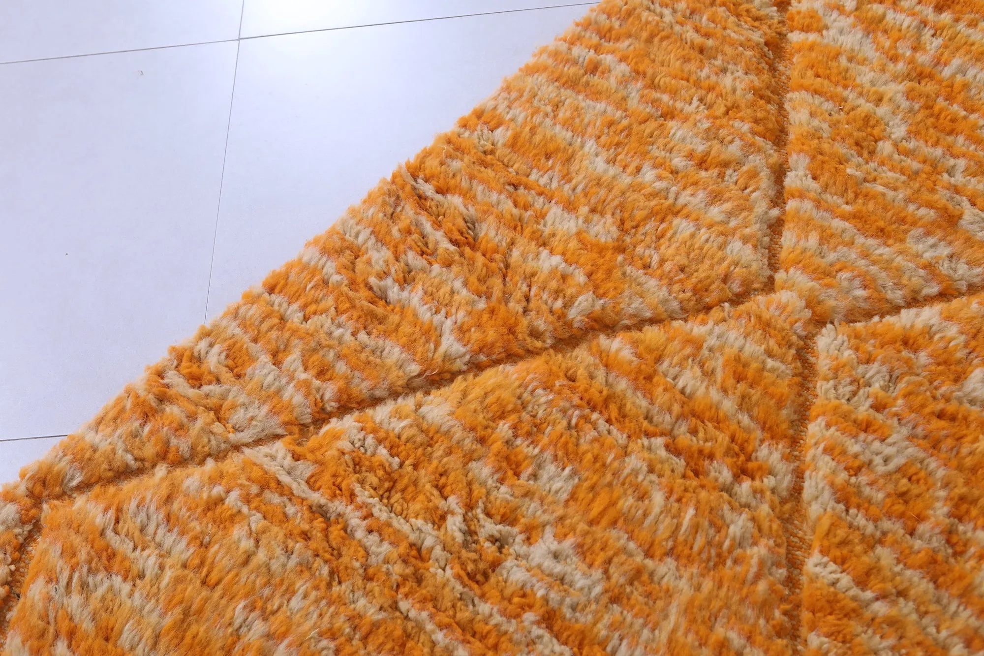 Beni Ourain Rug 6.3 x 8.2 Ft - Minimalist Design