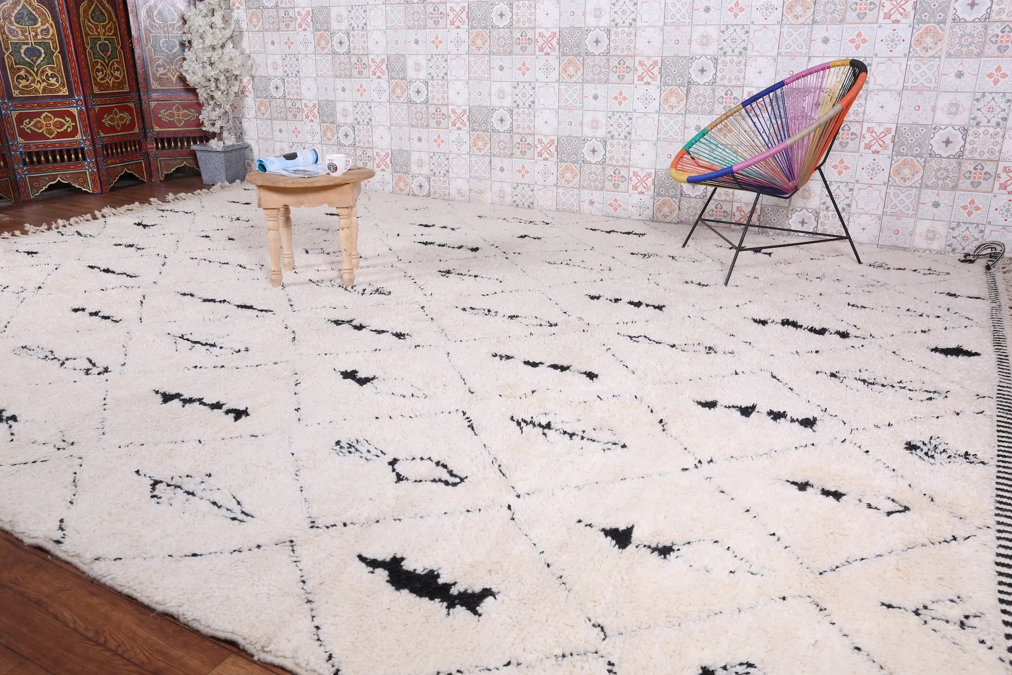 Beni Ourain Rug - Berber Moroccan Rug - Custom Rug