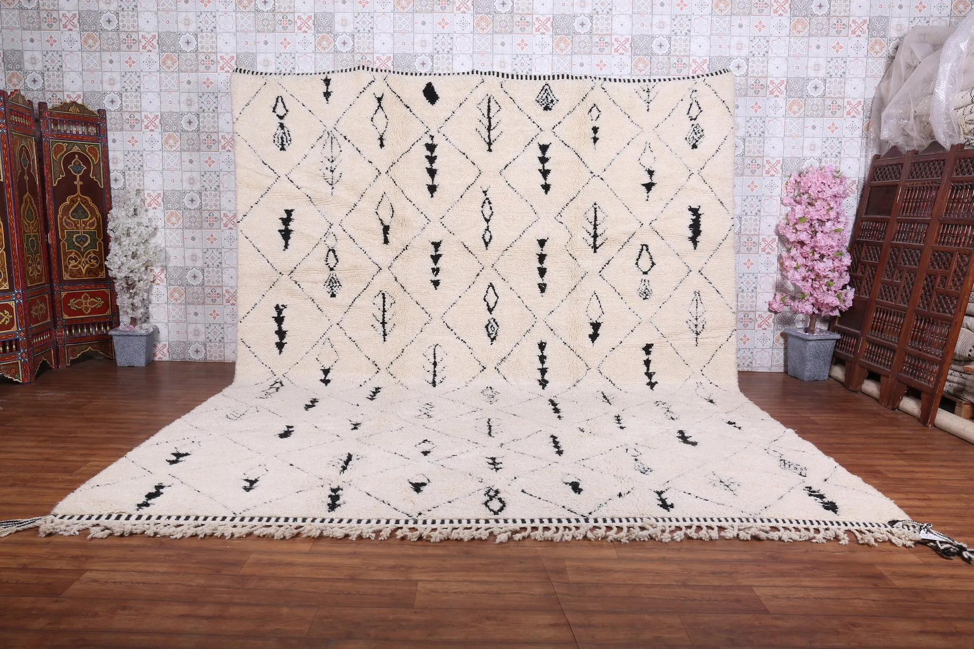 Beni Ourain Rug - Berber Moroccan Rug - Custom Rug