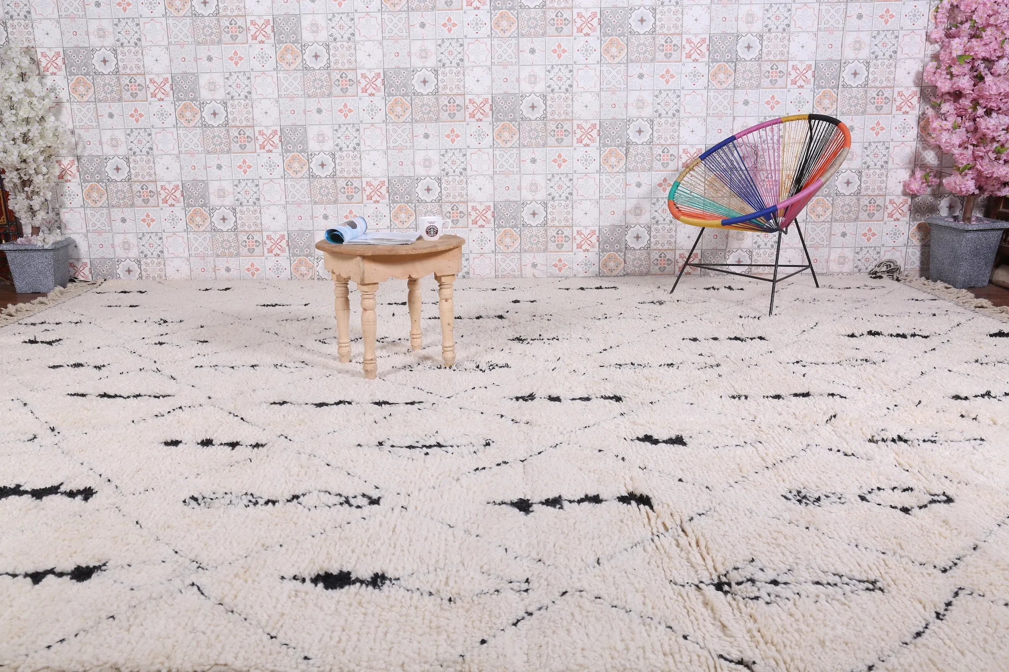 Beni Ourain Rug - Berber Moroccan Rug - Custom Rug