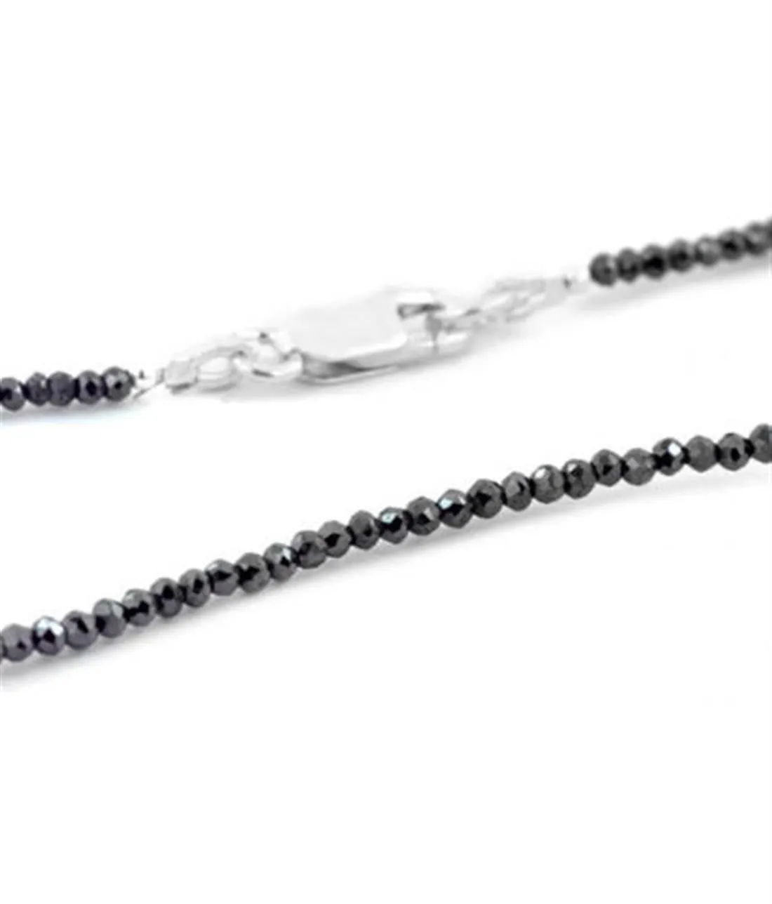 Black Diamonds Bracelet-18 carats.3 mm. 7 inch to 8 inch options.AAA.Certified.