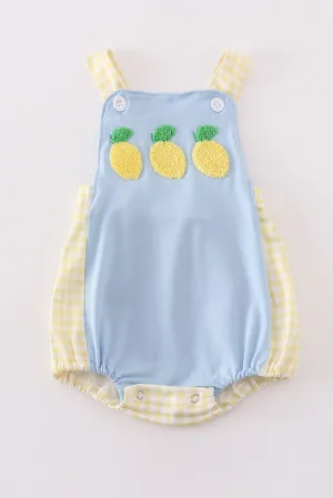 Blue Lemon French Knot Boy Bubble