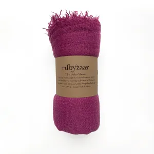 Boho Scarf, Berry