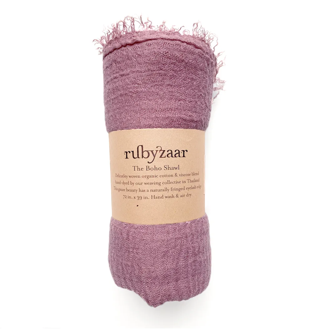 Boho Scarf, Mauve
