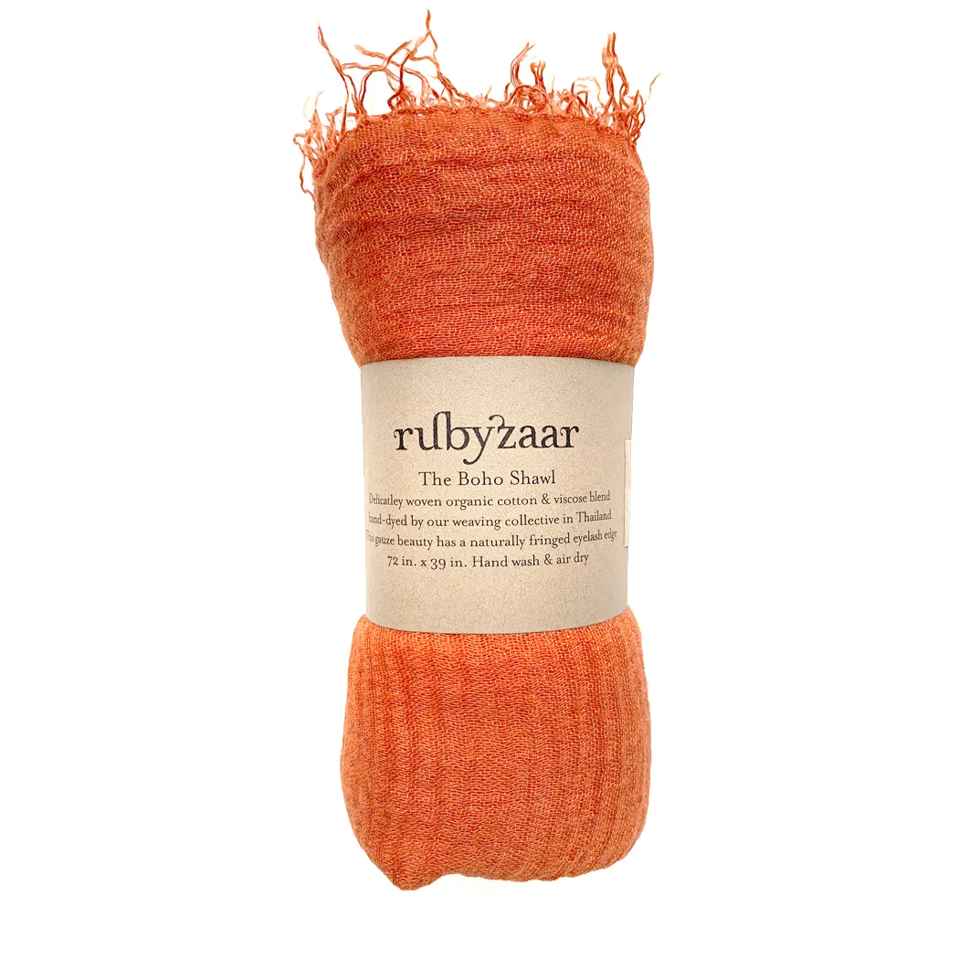 Boho Scarf, Terracotta