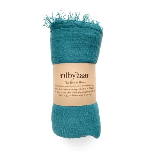 Boho Scarf, Turquoise