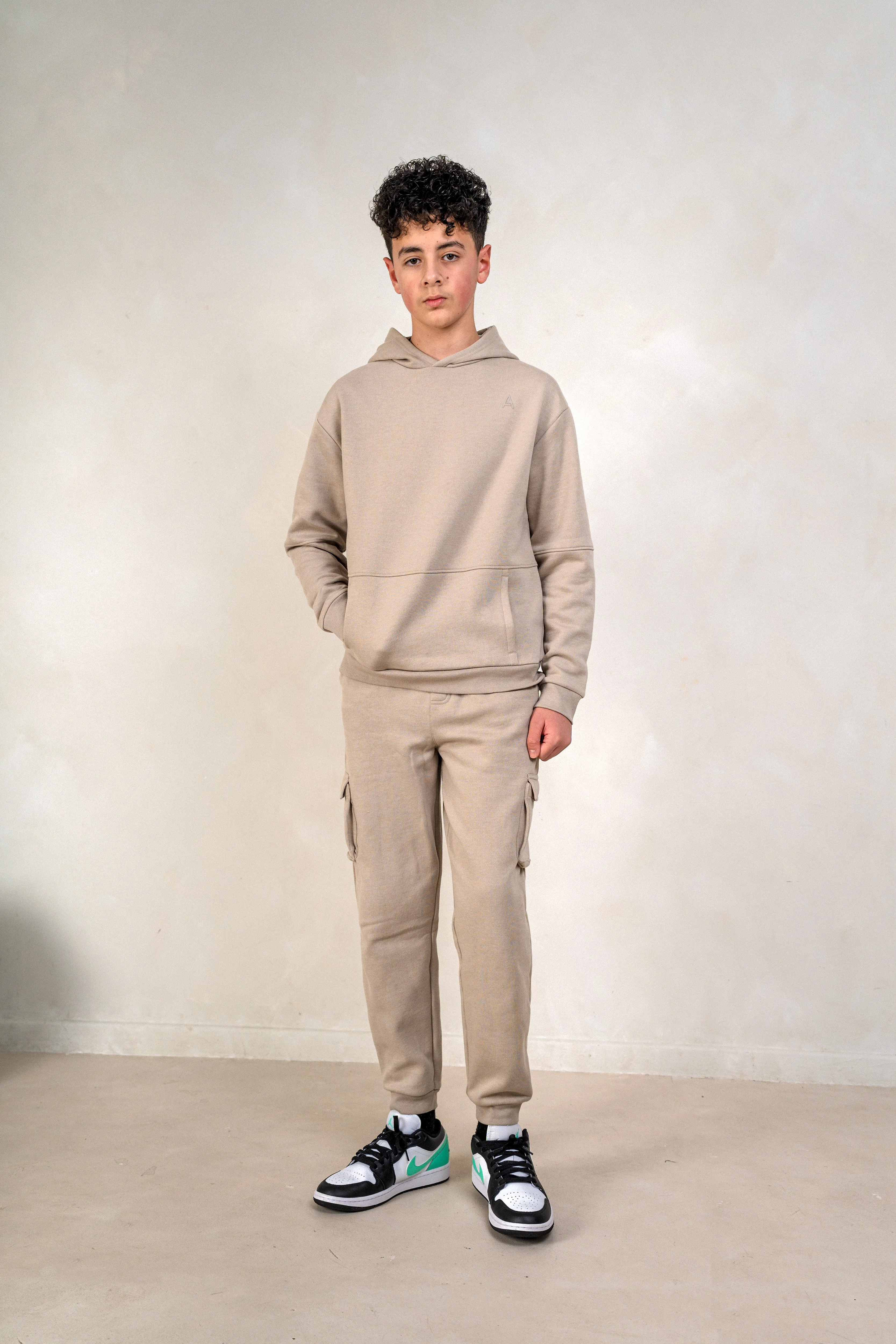 Boys Joggers - Beige Marl