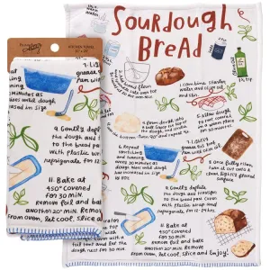 Bread Recipe Kitchen Towel