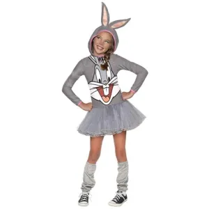 Bugs Bunny Girls Hooded Costume Size L