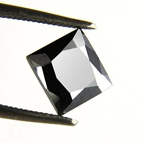 Buy Online 11.45 Ct Loose Princess Cut Certified Black Diamond.Certified