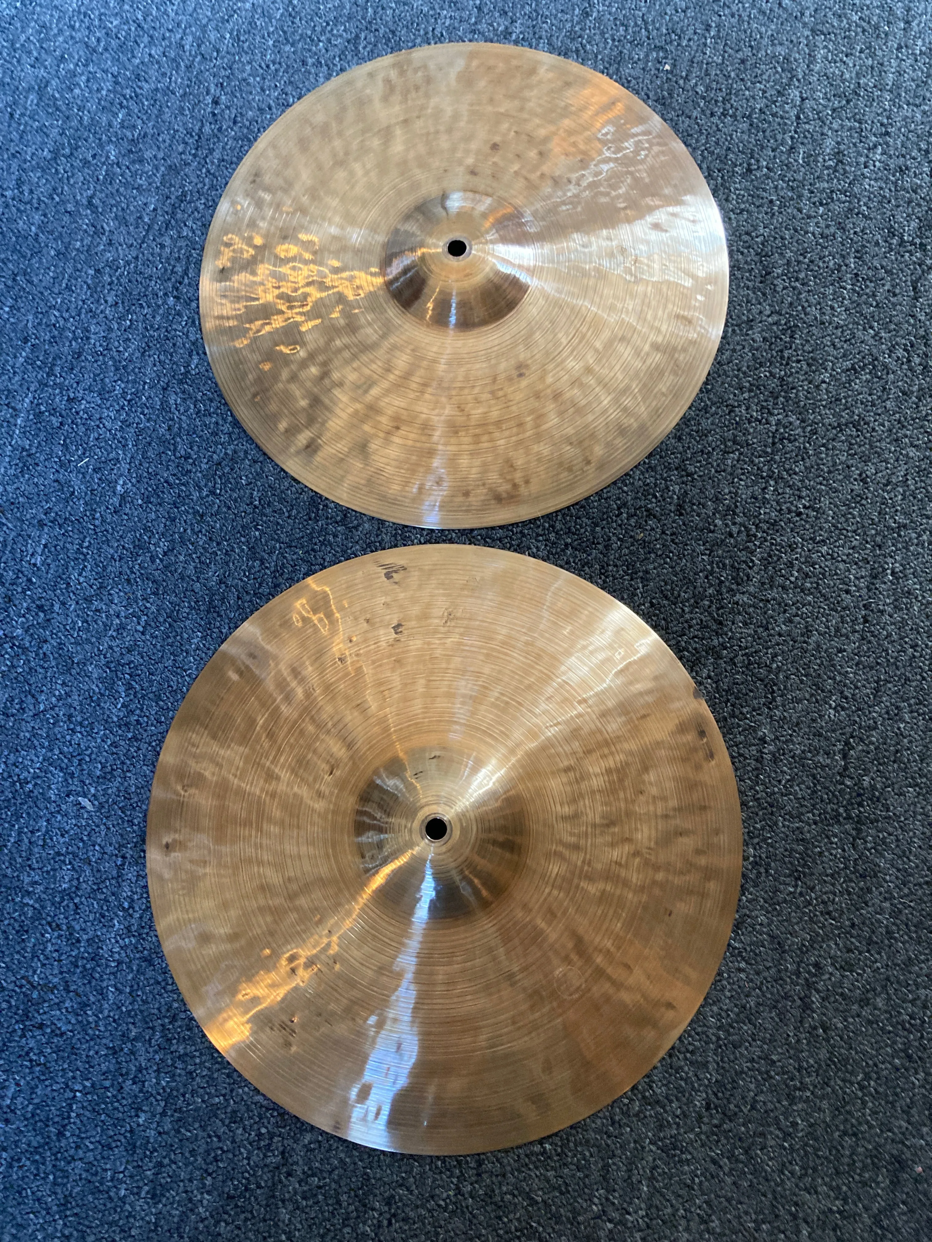 Byrne Heritage 14" Hi Hats T-922g B-1019g
