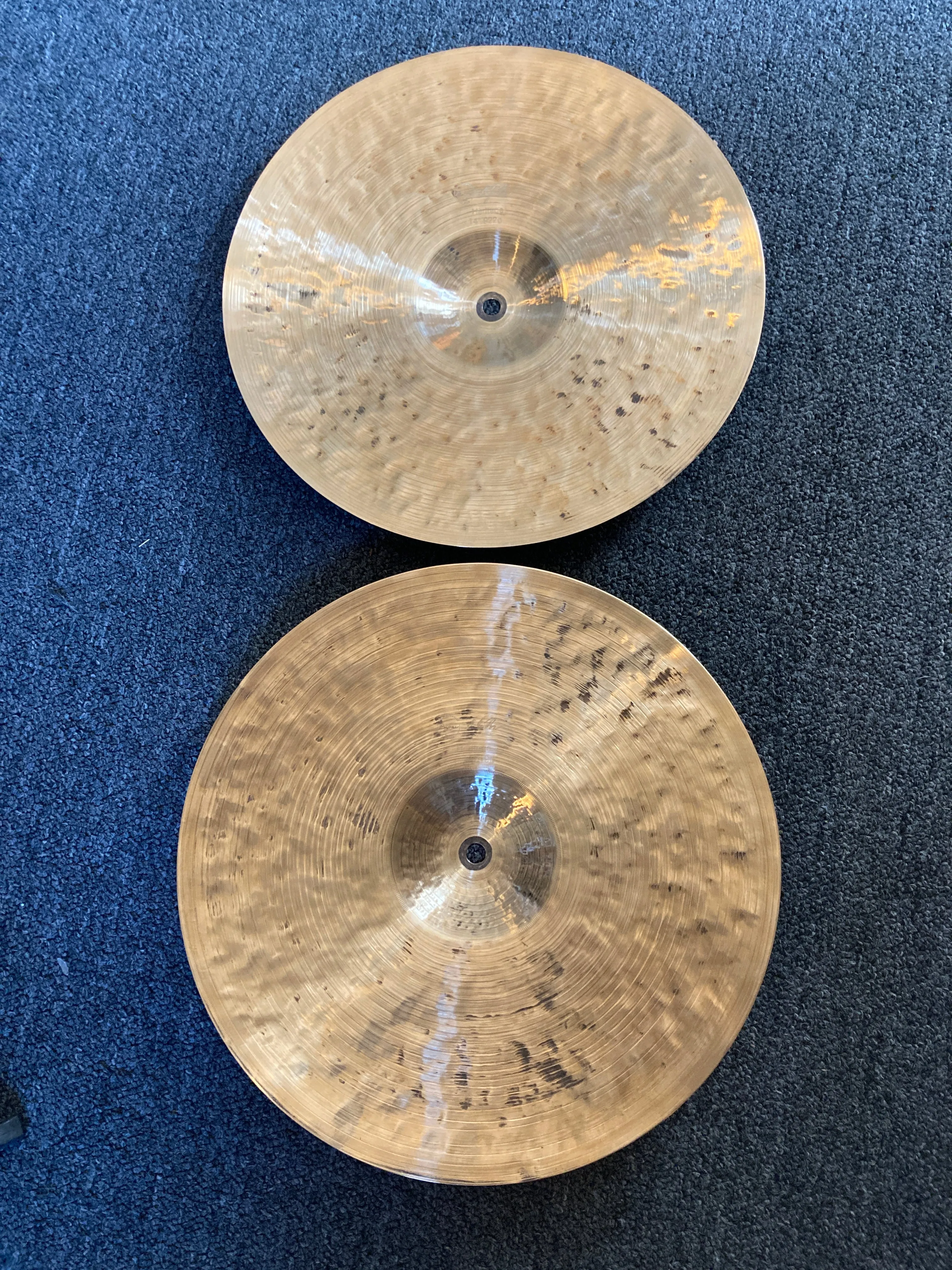 Byrne Heritage 14" Hi Hats T-922g B-1019g
