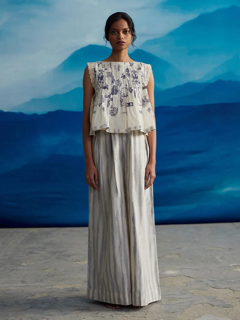 Calantha Pleated Top