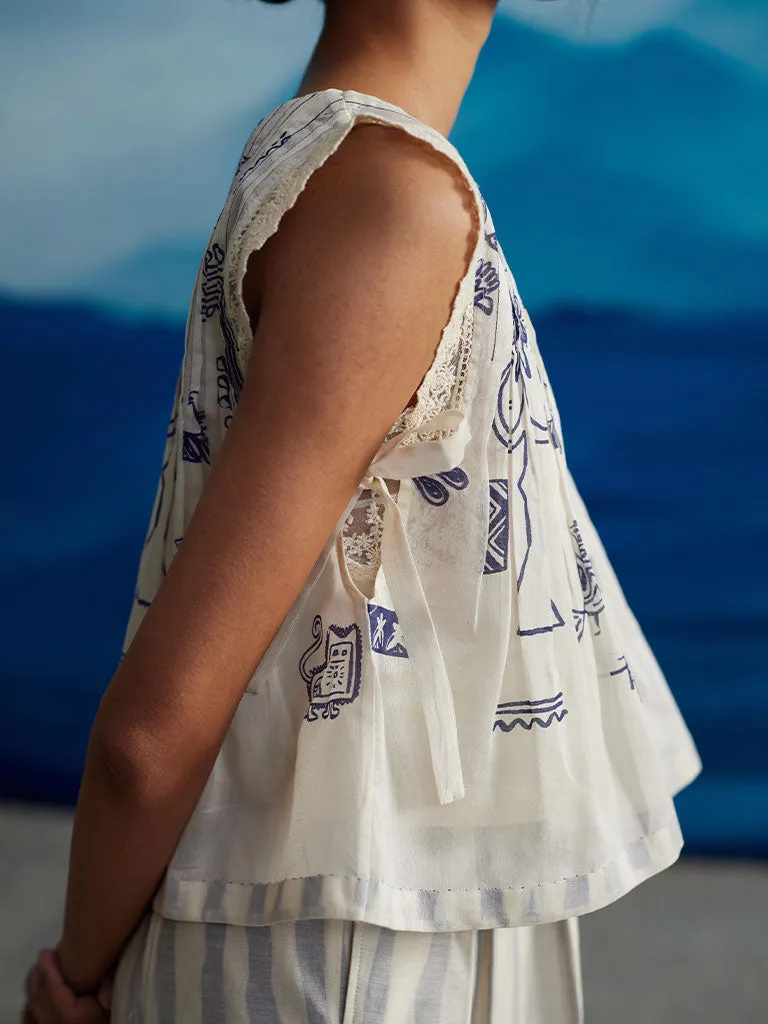 Calantha Pleated Top