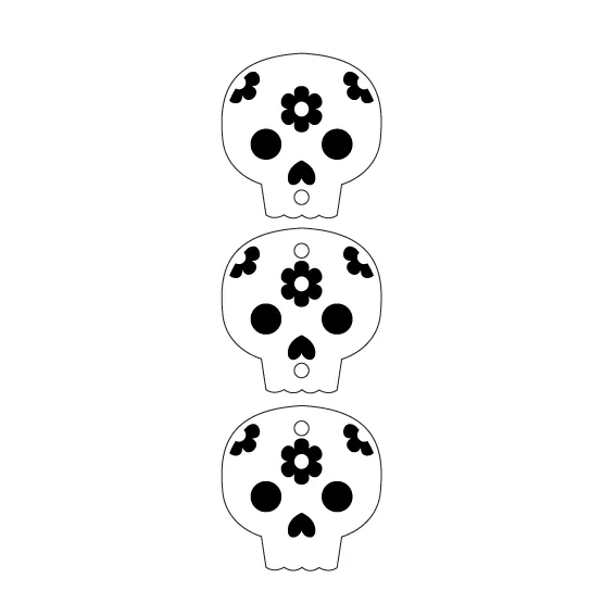 Calavera Cuties Totem - 3 Pair Set